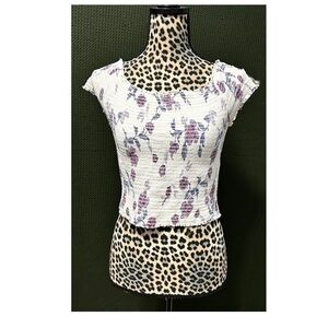 Kendall & Kylie Floral Crop Top